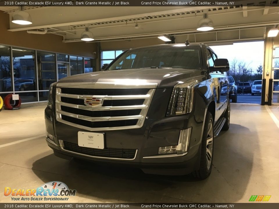 2018 Cadillac Escalade ESV Luxury 4WD Dark Granite Metallic / Jet Black Photo #2
