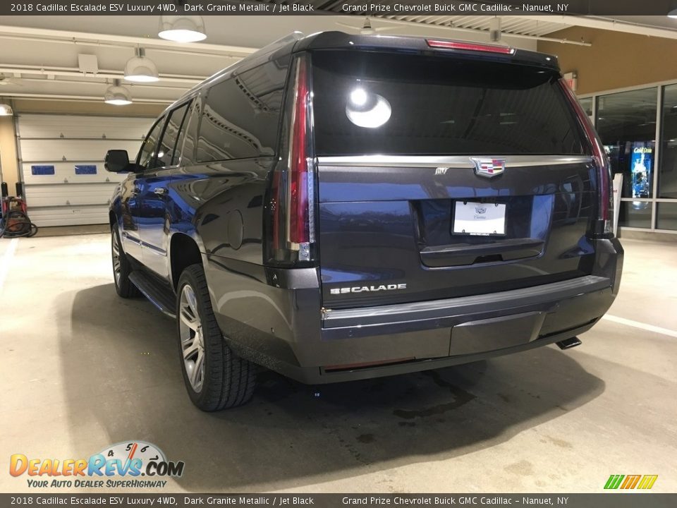 2018 Cadillac Escalade ESV Luxury 4WD Dark Granite Metallic / Jet Black Photo #4
