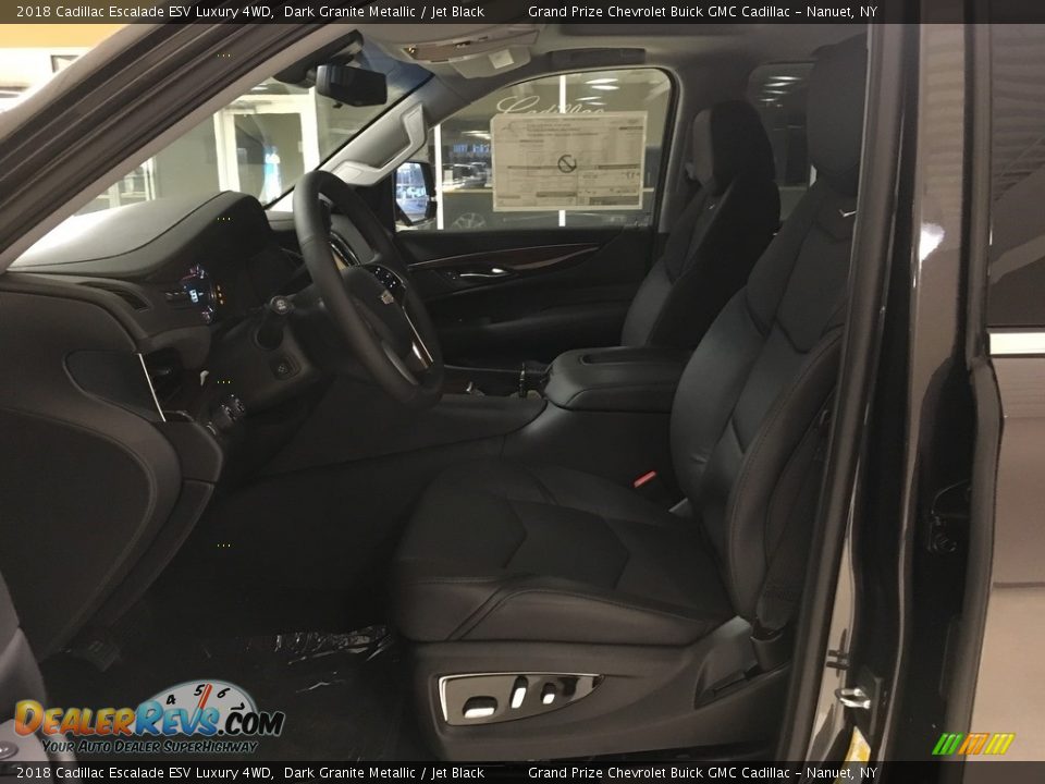 2018 Cadillac Escalade ESV Luxury 4WD Dark Granite Metallic / Jet Black Photo #11