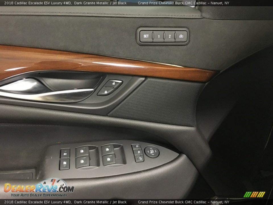 2018 Cadillac Escalade ESV Luxury 4WD Dark Granite Metallic / Jet Black Photo #12