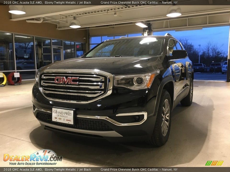 2018 GMC Acadia SLE AWD Ebony Twilight Metallic / Jet Black Photo #2