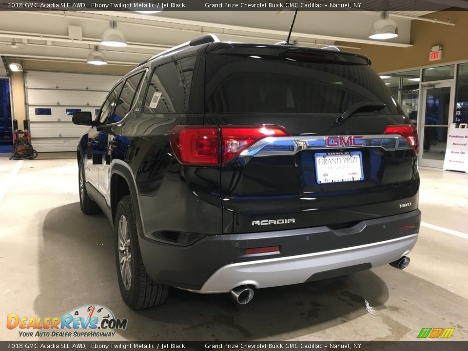 2018 GMC Acadia SLE AWD Ebony Twilight Metallic / Jet Black Photo #4