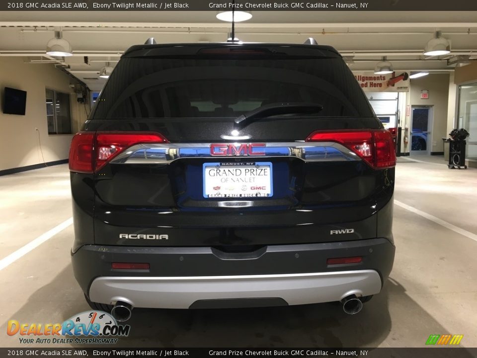 2018 GMC Acadia SLE AWD Ebony Twilight Metallic / Jet Black Photo #5