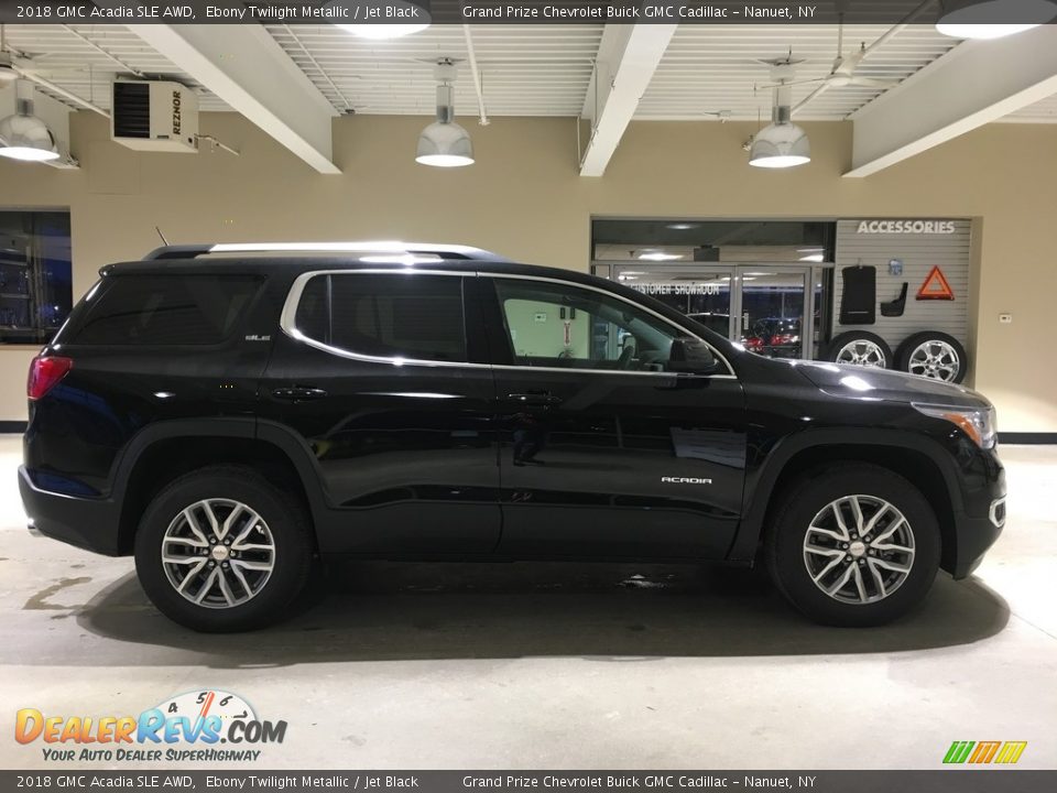 2018 GMC Acadia SLE AWD Ebony Twilight Metallic / Jet Black Photo #7