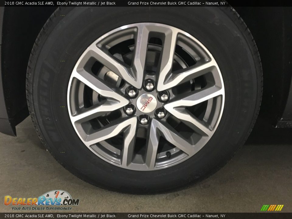 2018 GMC Acadia SLE AWD Ebony Twilight Metallic / Jet Black Photo #10