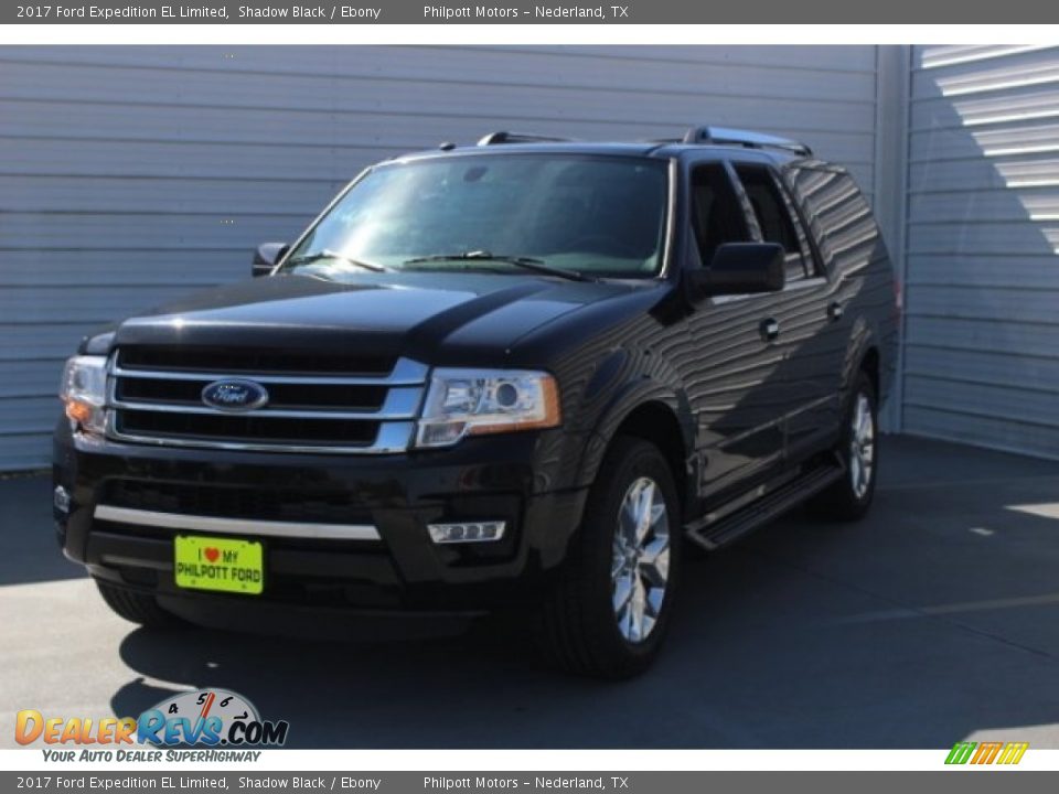 2017 Ford Expedition EL Limited Shadow Black / Ebony Photo #3