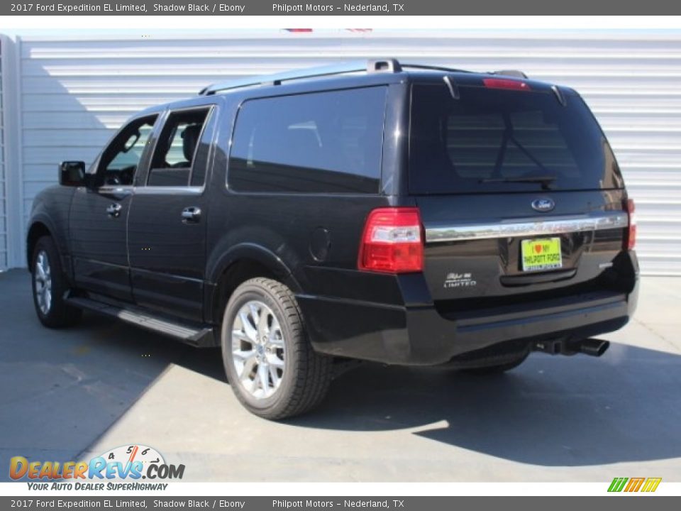 2017 Ford Expedition EL Limited Shadow Black / Ebony Photo #7