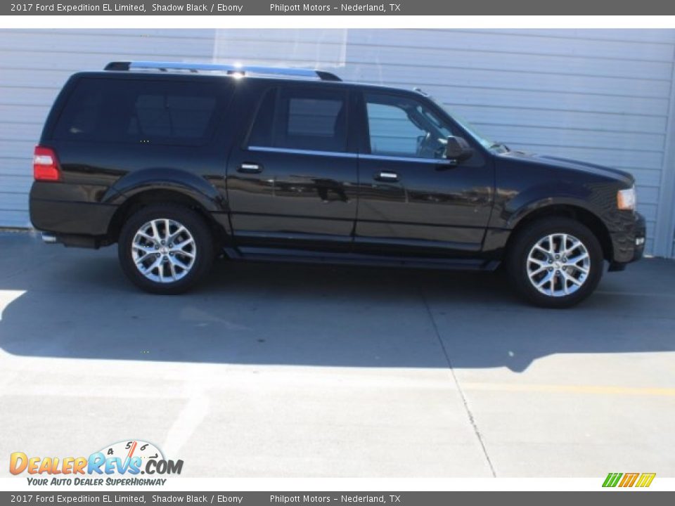 2017 Ford Expedition EL Limited Shadow Black / Ebony Photo #10