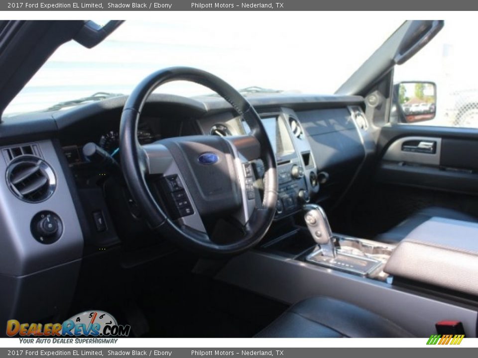 2017 Ford Expedition EL Limited Shadow Black / Ebony Photo #14