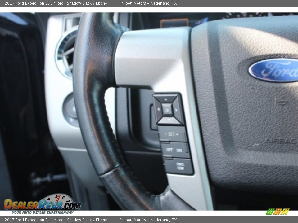 2017 Ford Expedition EL Limited Shadow Black / Ebony Photo #21