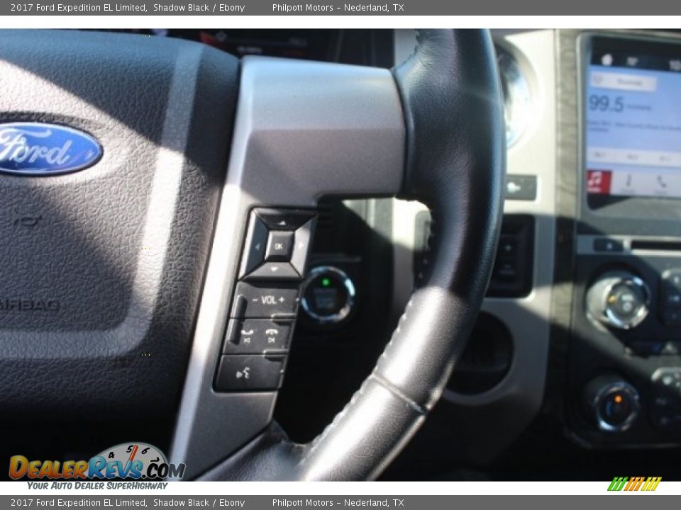 2017 Ford Expedition EL Limited Shadow Black / Ebony Photo #22