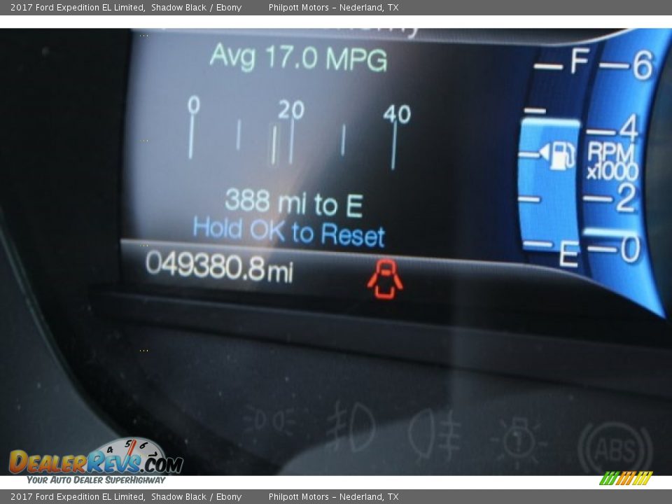 2017 Ford Expedition EL Limited Shadow Black / Ebony Photo #24