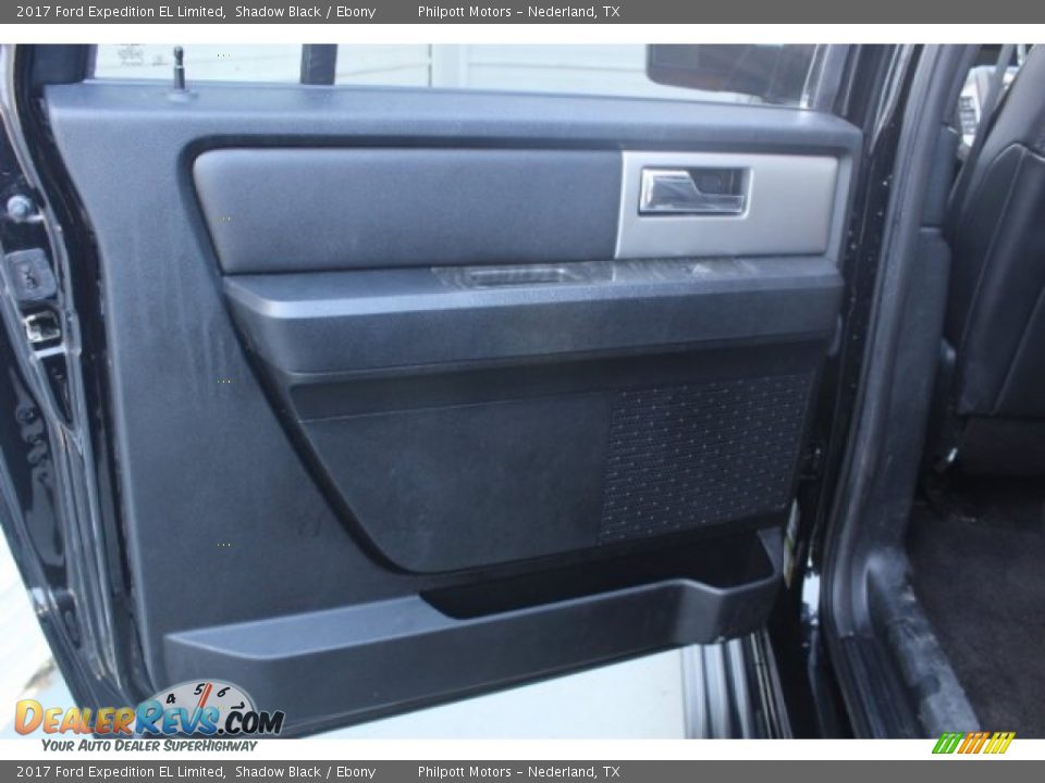 2017 Ford Expedition EL Limited Shadow Black / Ebony Photo #25