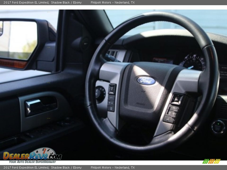 2017 Ford Expedition EL Limited Shadow Black / Ebony Photo #28