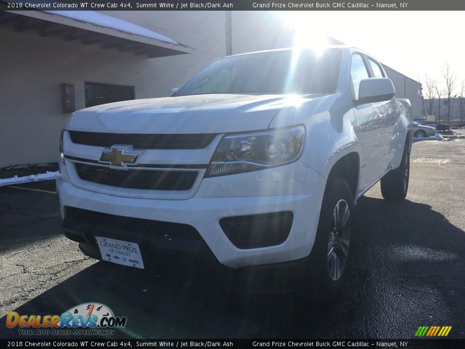2018 Chevrolet Colorado WT Crew Cab 4x4 Summit White / Jet Black/Dark Ash Photo #2