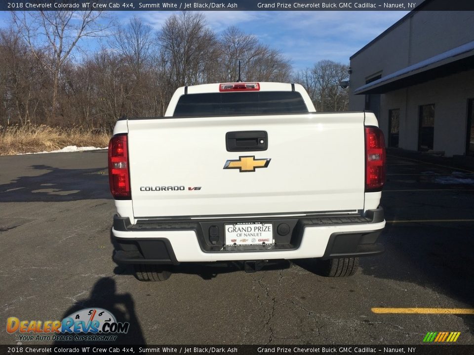 2018 Chevrolet Colorado WT Crew Cab 4x4 Summit White / Jet Black/Dark Ash Photo #5