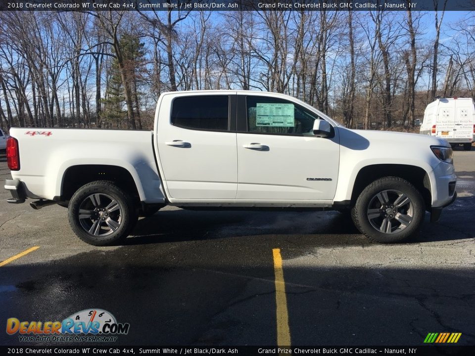 2018 Chevrolet Colorado WT Crew Cab 4x4 Summit White / Jet Black/Dark Ash Photo #7