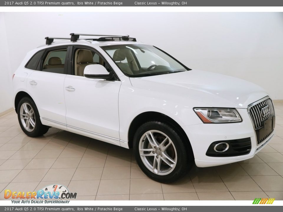 2017 Audi Q5 2.0 TFSI Premium quattro Ibis White / Pistachio Beige Photo #1