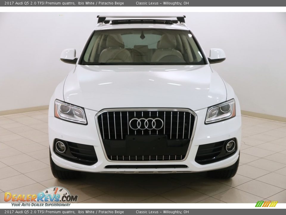 2017 Audi Q5 2.0 TFSI Premium quattro Ibis White / Pistachio Beige Photo #2