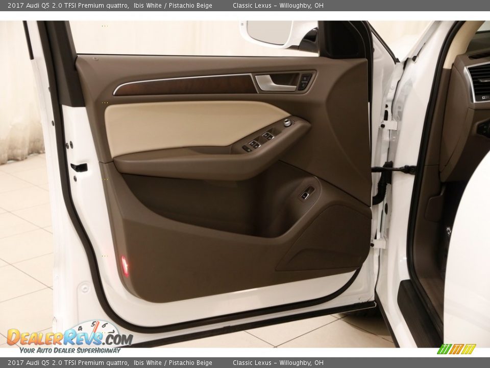 2017 Audi Q5 2.0 TFSI Premium quattro Ibis White / Pistachio Beige Photo #4