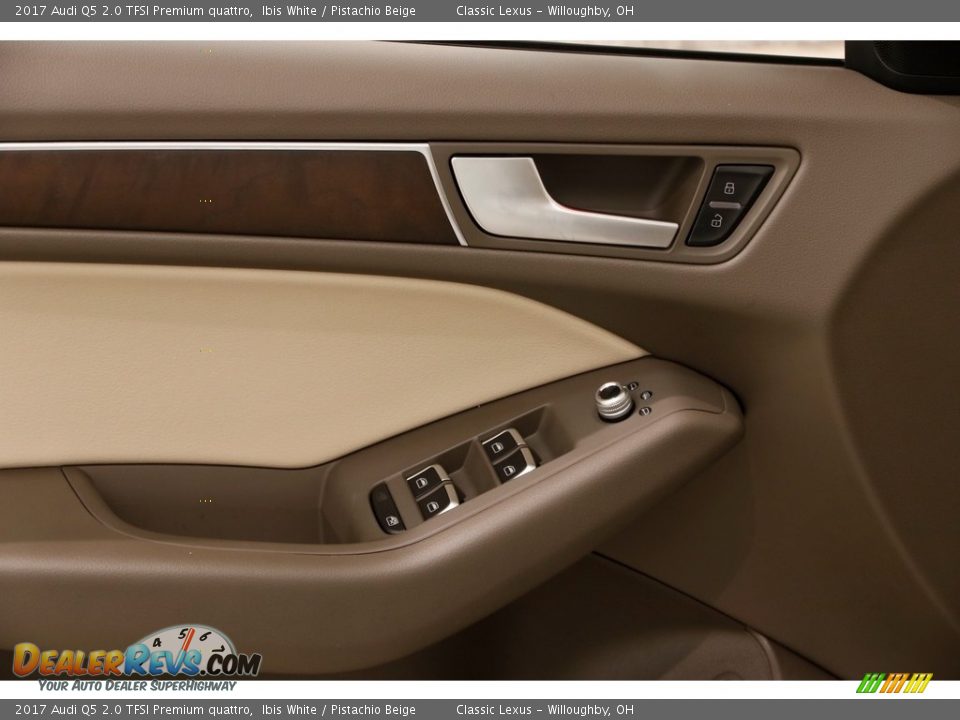 2017 Audi Q5 2.0 TFSI Premium quattro Ibis White / Pistachio Beige Photo #5