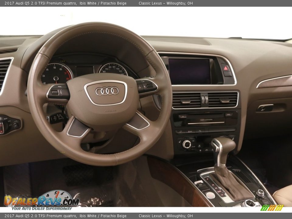 2017 Audi Q5 2.0 TFSI Premium quattro Ibis White / Pistachio Beige Photo #7