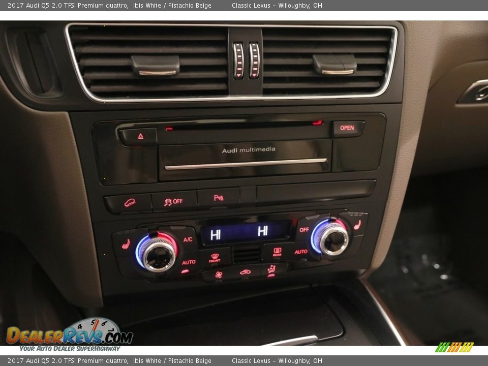 2017 Audi Q5 2.0 TFSI Premium quattro Ibis White / Pistachio Beige Photo #11