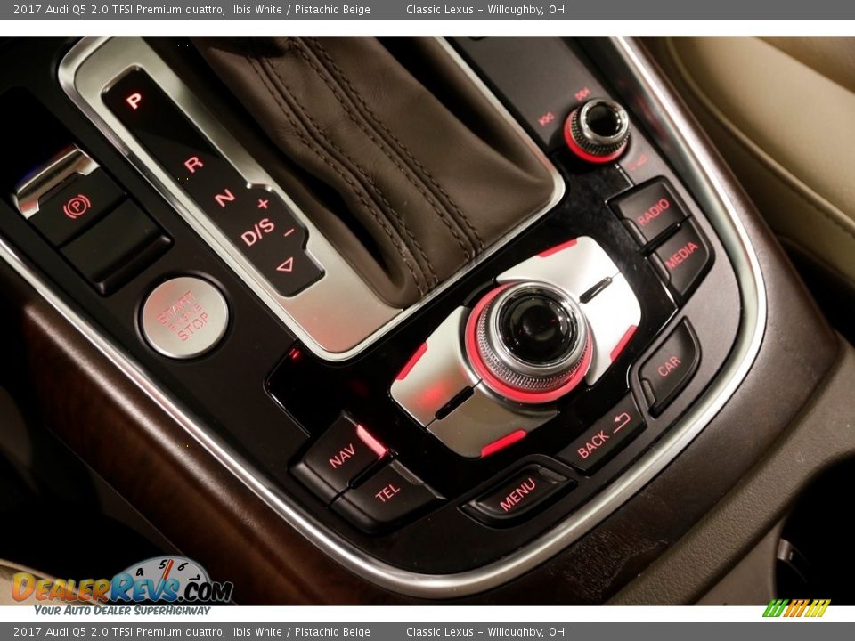 2017 Audi Q5 2.0 TFSI Premium quattro Ibis White / Pistachio Beige Photo #13