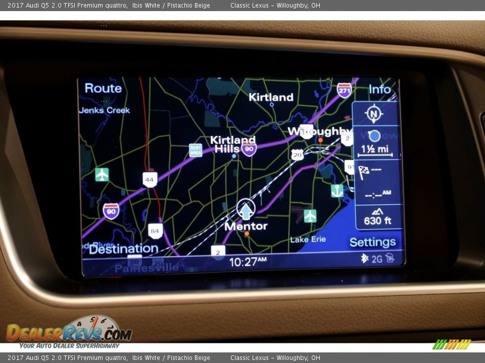 2017 Audi Q5 2.0 TFSI Premium quattro Ibis White / Pistachio Beige Photo #14