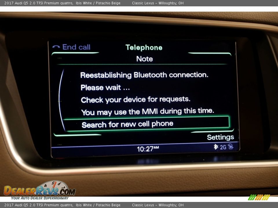 2017 Audi Q5 2.0 TFSI Premium quattro Ibis White / Pistachio Beige Photo #15