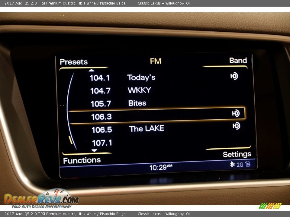 2017 Audi Q5 2.0 TFSI Premium quattro Ibis White / Pistachio Beige Photo #16