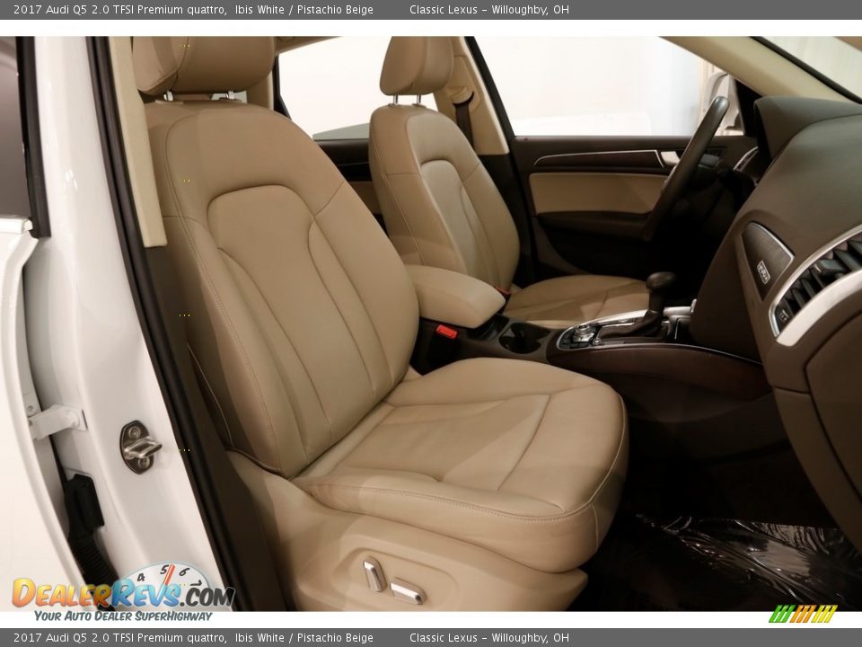 2017 Audi Q5 2.0 TFSI Premium quattro Ibis White / Pistachio Beige Photo #17