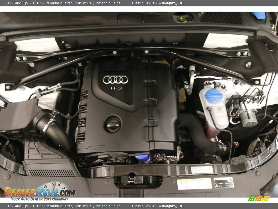 2017 Audi Q5 2.0 TFSI Premium quattro Ibis White / Pistachio Beige Photo #22