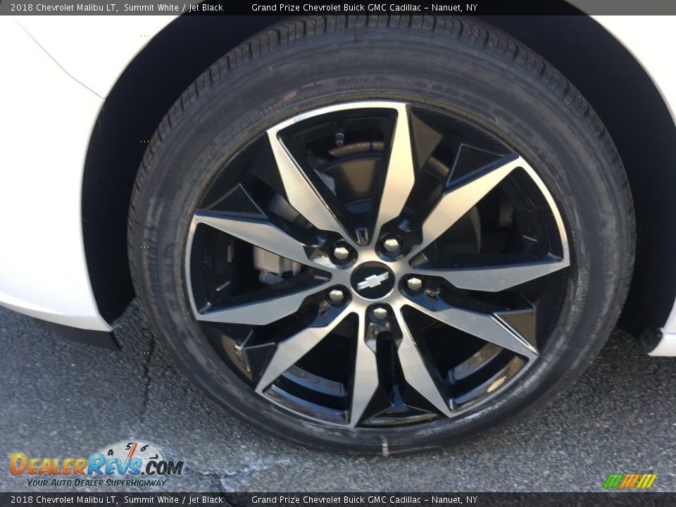 2018 Chevrolet Malibu LT Summit White / Jet Black Photo #10