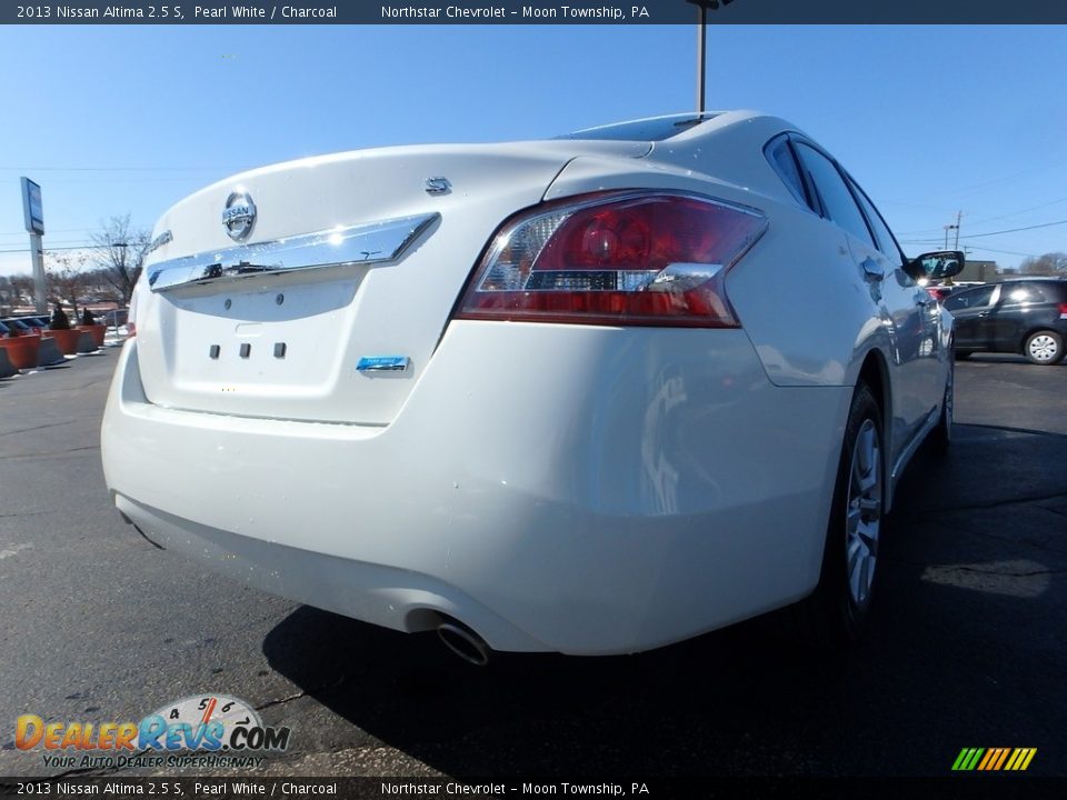 2013 Nissan Altima 2.5 S Pearl White / Charcoal Photo #8