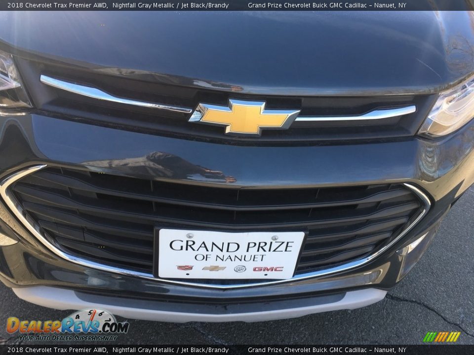 2018 Chevrolet Trax Premier AWD Nightfall Gray Metallic / Jet Black/Brandy Photo #9