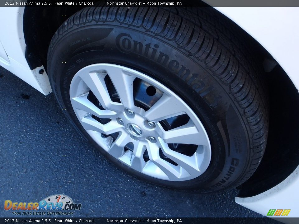 2013 Nissan Altima 2.5 S Pearl White / Charcoal Photo #13