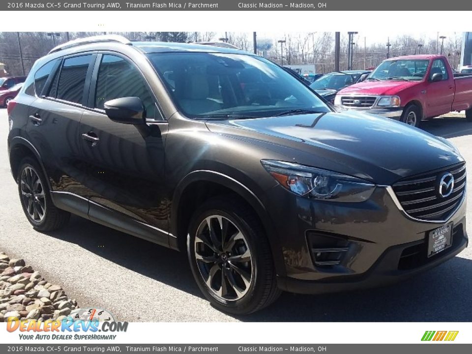 2016 Mazda CX-5 Grand Touring AWD Titanium Flash Mica / Parchment Photo #1