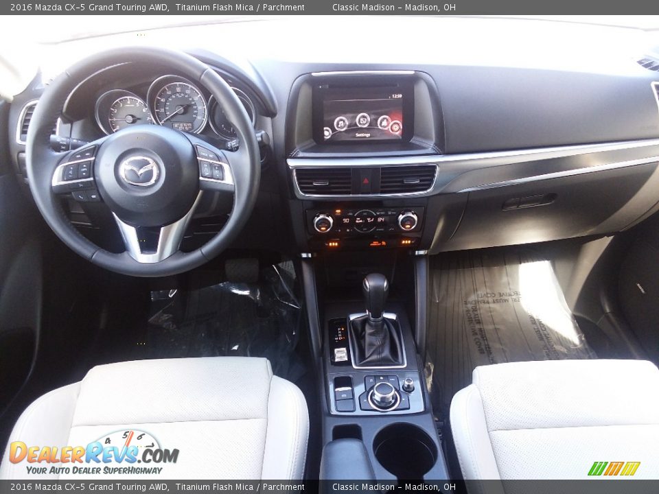 2016 Mazda CX-5 Grand Touring AWD Titanium Flash Mica / Parchment Photo #7