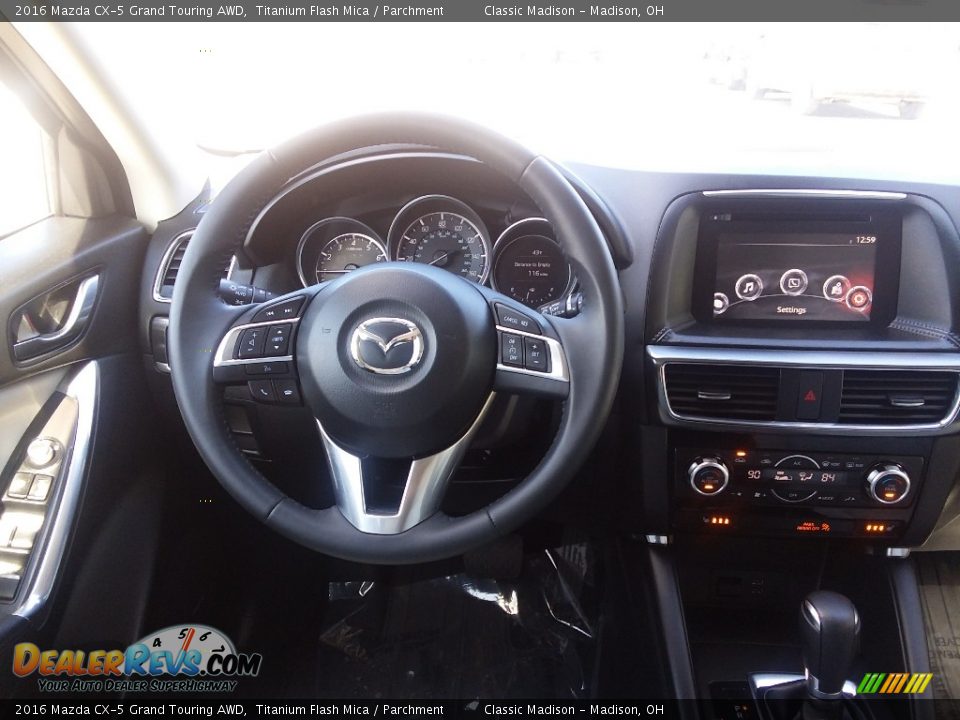 2016 Mazda CX-5 Grand Touring AWD Titanium Flash Mica / Parchment Photo #8