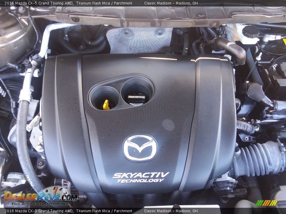 2016 Mazda CX-5 Grand Touring AWD Titanium Flash Mica / Parchment Photo #21