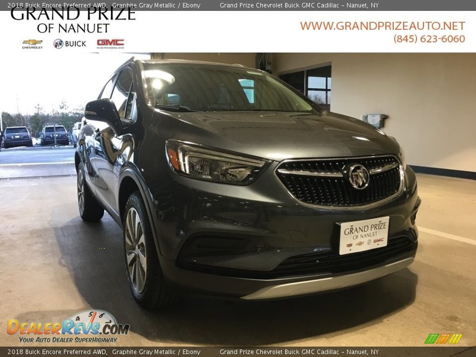 2018 Buick Encore Preferred AWD Graphite Gray Metallic / Ebony Photo #1