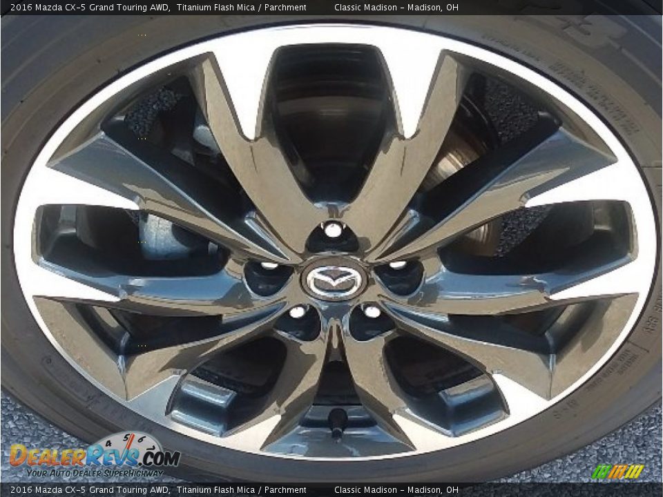 2016 Mazda CX-5 Grand Touring AWD Titanium Flash Mica / Parchment Photo #22