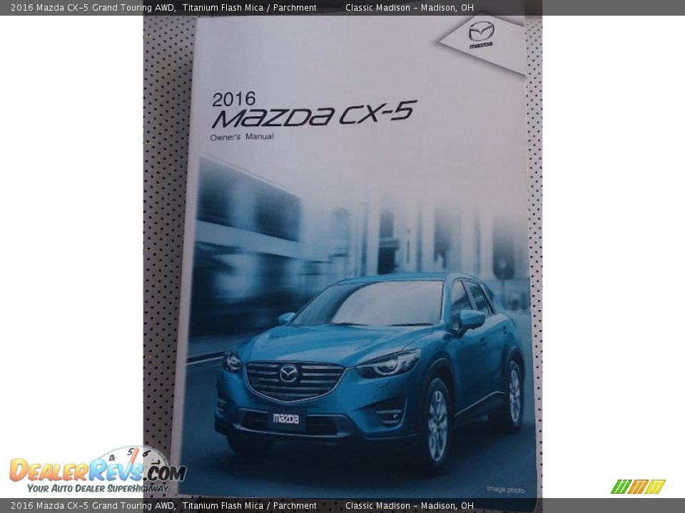 2016 Mazda CX-5 Grand Touring AWD Titanium Flash Mica / Parchment Photo #23