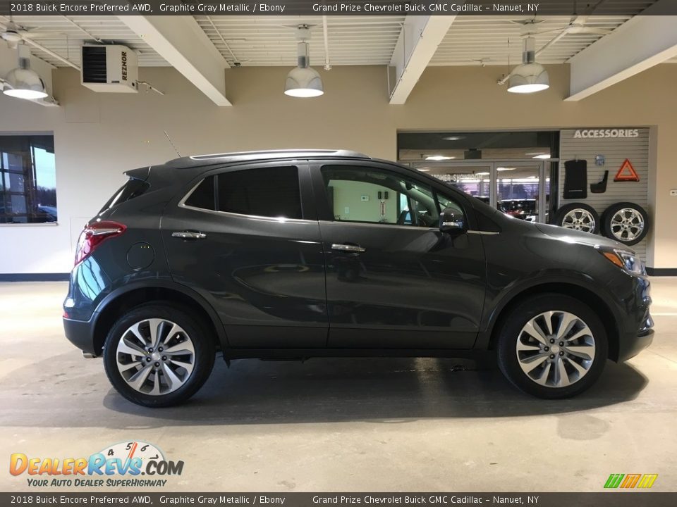 2018 Buick Encore Preferred AWD Graphite Gray Metallic / Ebony Photo #7