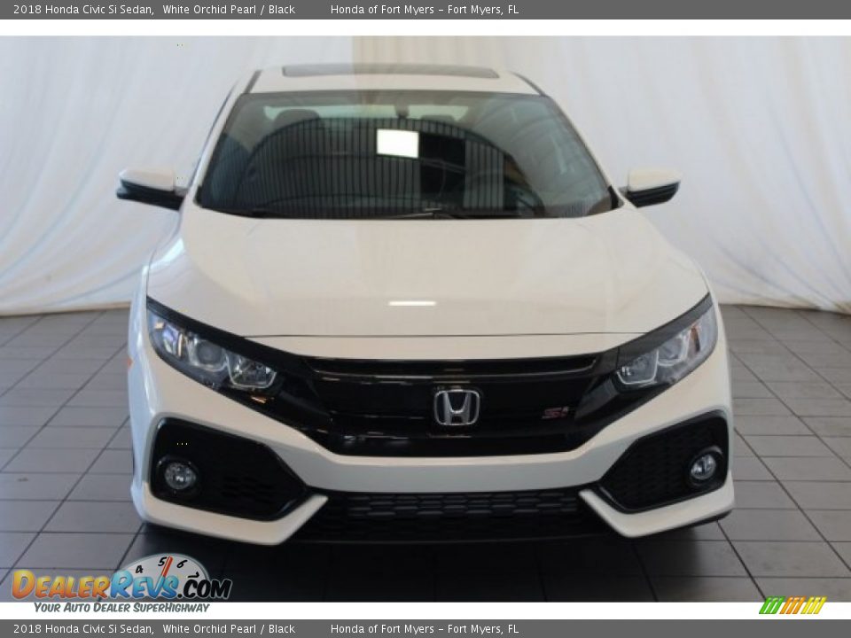 2018 Honda Civic Si Sedan White Orchid Pearl / Black Photo #4