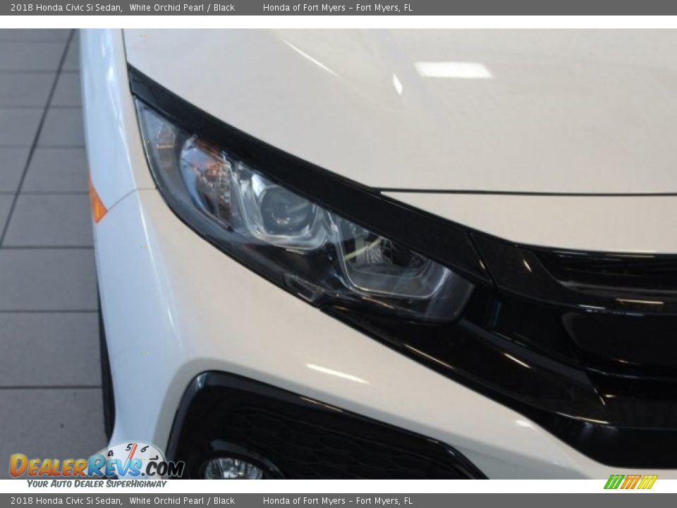 2018 Honda Civic Si Sedan White Orchid Pearl / Black Photo #6