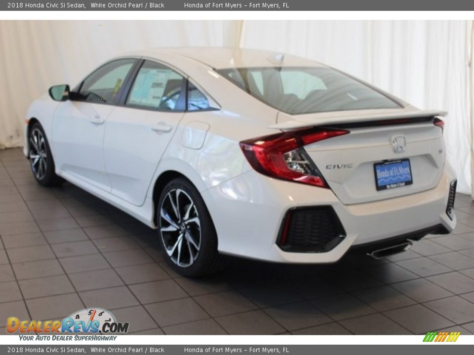 2018 Honda Civic Si Sedan White Orchid Pearl / Black Photo #7