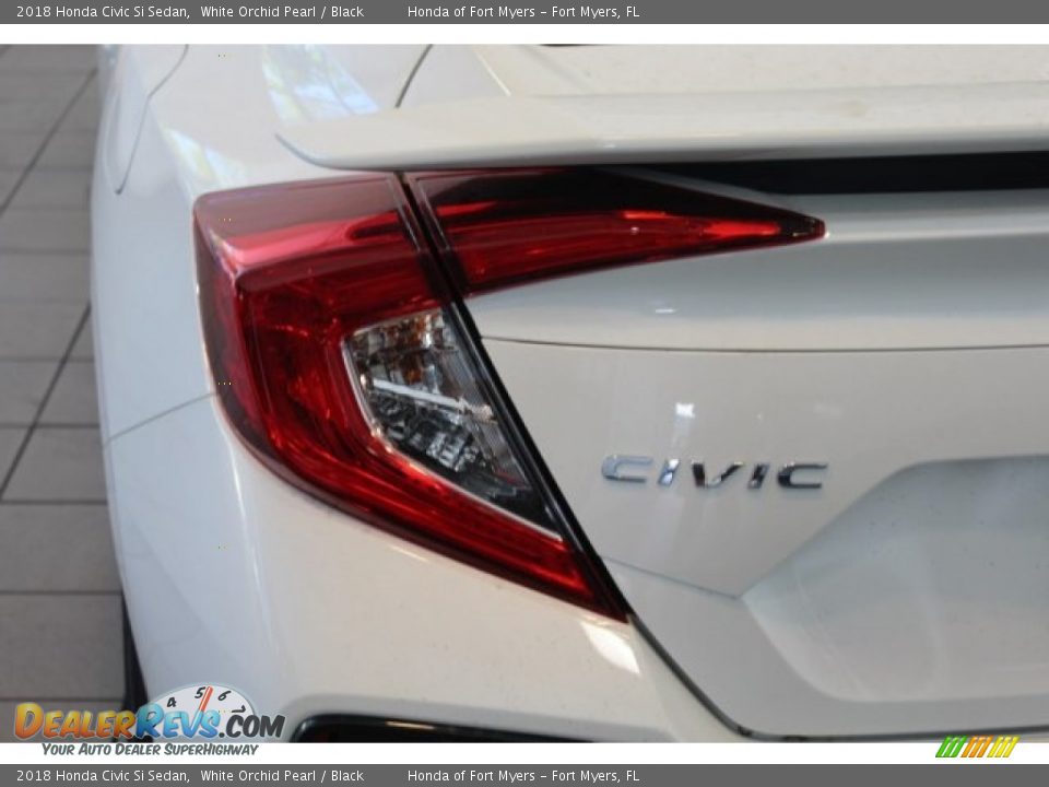 2018 Honda Civic Si Sedan White Orchid Pearl / Black Photo #9