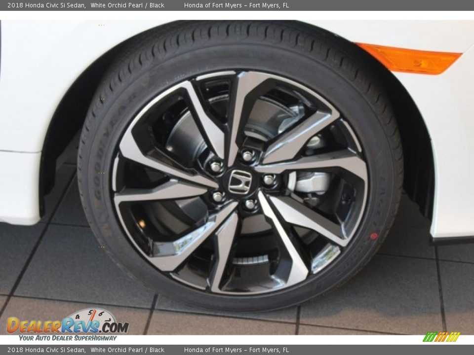 2018 Honda Civic Si Sedan White Orchid Pearl / Black Photo #10